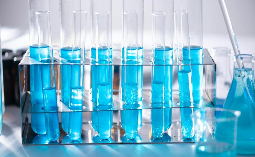 laboratory test tubes